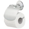 Tiger Toiletrolhouder Ivy Chroom/wit Met Klep