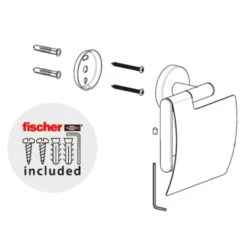 Marho Toiletrolhouder Luxor Met Klep Gun Metal 11 Marho Toiletrolhouder Luxor Met Klep Gun Metal -Pro Badkamer Verkoop 123 3597