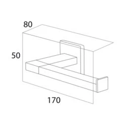 Tiger Toiletrolhouder Items Chroom -Pro Badkamer Verkoop 123 3613