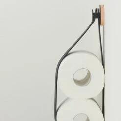 Tiger Reserverolhouder Urban Zwart 12 Tiger Reserverolhouder Urban Zwart -Pro Badkamer Verkoop 123 3656