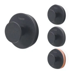 Tiger Haak Urban Groot Zwart -Pro Badkamer Verkoop 123 3672