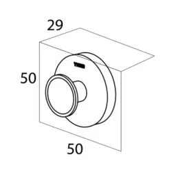 Tiger Haak Urban Groot Zwart -Pro Badkamer Verkoop 123 3676