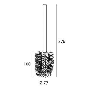 Tiger Toiletborstel Universeel Chroom 4 Tiger Toiletborstel Universeel Chroom - Afbeelding 4