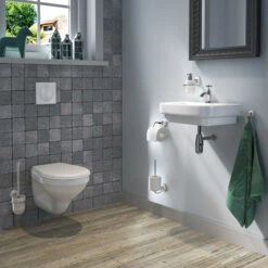 Tiger Wc-borstelset Ivy Chroom/wit -Pro Badkamer Verkoop 123 3707