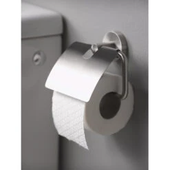 Haceka Toiletrolhouder Kosmos Tec Met Klep RVS -Pro Badkamer Verkoop 123 3791