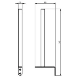 Haceka Reserverolhouder Ixi Hangend RVS -Pro Badkamer Verkoop 123 3802