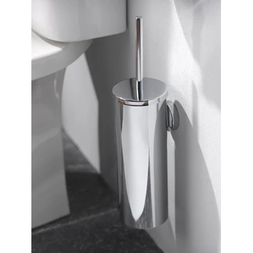 Haceka Toiletborstelhouder Kosmos Tec Hangend Chroom Buitenpot Met Binnenpot 3 Haceka Toiletborstelhouder Kosmos Tec Hangend Chroom Buitenpot Met Binnenpot - Afbeelding 3