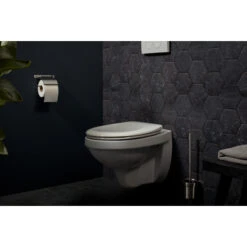 Haceka Toiletrolhouder Ixi Met Klep RVS -Pro Badkamer Verkoop 123 3818