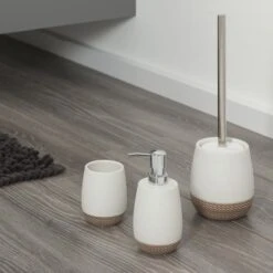 Sealskin Toiletborstel Met Houder Braid Wit -Pro Badkamer Verkoop 123 3925