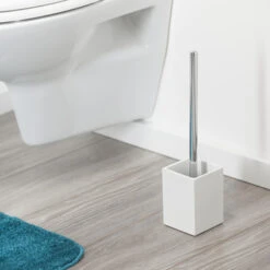 SEALSKIN Tiger Toiletborstelhouder Cura Wit -Pro Badkamer Verkoop 123 3976