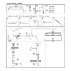 Differnz Dif Fonteinset Argus Wit -Pro Badkamer Verkoop 123 4084