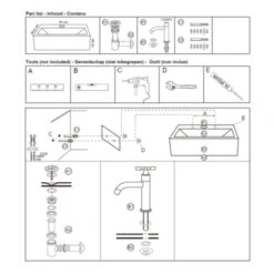 Differnz Dif Fonteinset Argus Wit -Pro Badkamer Verkoop 123 4089