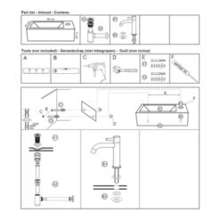 Differnz Fonteinset Cheops Grijs Natuursteen 40x23x11 Cm -Pro Badkamer Verkoop 123 4125