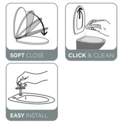 Tiger Wc-bril Blade Wit Met Sofclose En Quick-release 24 Tiger Wc-bril Blade Wit Met Sofclose En Quick-release -Pro Badkamer Verkoop 123 4196