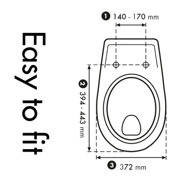 Cedo Tropea Beach Wc Bril Pergamon Softclose D-vorm Thermoplast 4 Cedo Tropea Beach Wc Bril Pergamon Softclose D-vorm Thermoplast - Afbeelding 4