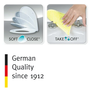 Cedo Mosaic Wc Bril Softclose Duroplast 4 Cedo Mosaic Wc Bril Softclose Duroplast - Afbeelding 4