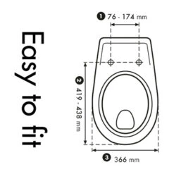 Cedo Loft Wc Bril Softclose Duroplast -Pro Badkamer Verkoop 123 4233