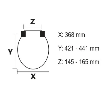 Bemis WC Bril New York Zwart Hout Met Softclose 3 Bemis WC Bril New York Zwart Hout Met Softclose - Afbeelding 3