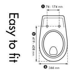 Cedo Icebrown Wc Bril Softclose Duroplast -Pro Badkamer Verkoop 123 4265