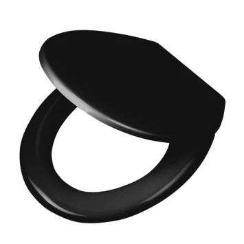 Tiger WC Bril Mason Zwart Kunststof Met Softclose 2 Tiger WC Bril Mason Zwart Kunststof Met Softclose - Afbeelding 2