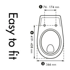Cedo Dream Blue Wc Bril Softclose Duroplast -Pro Badkamer Verkoop 123 4280