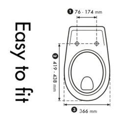 Cedo Pinara Wc Bril Softclose Duroplast -Pro Badkamer Verkoop 123 4284