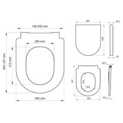 Tiger WC Bril Memphis Wit Kunststof Met Softclose -Pro Badkamer Verkoop 123 4328