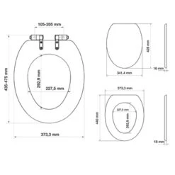 Tiger WC Bril Mississippi Wit Hout Met Softclose -Pro Badkamer Verkoop 123 4396