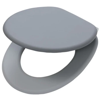 Tiger WC Bril Reno Grijs 2 Tiger WC Bril Reno Grijs - Afbeelding 2