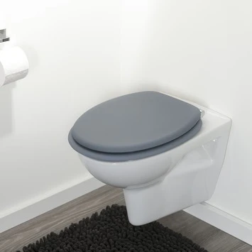 Tiger WC Bril Reno Grijs 4 Tiger WC Bril Reno Grijs - Afbeelding 4