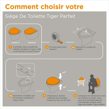 Tiger WC Bril Reno Grijs 7 Tiger WC Bril Reno Grijs - Afbeelding 7