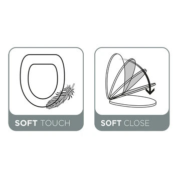 Tiger WC Bril Reno Grijs 8 Tiger WC Bril Reno Grijs - Afbeelding 8