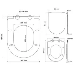 Tiger WC Bril Carter Wit Met Softclose -Pro Badkamer Verkoop 123 4441