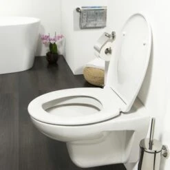 Tiger WC Bril Ventura Wit Kunststof Met Softclose -Pro Badkamer Verkoop 123 4445
