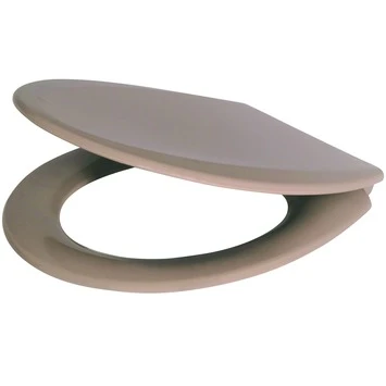 Handson Wc Bril Oliv Duroplast Taupe 2 Handson Wc Bril Oliv Duroplast Taupe - Afbeelding 2