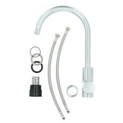 Atlantic Keukenkraan Colin Met Hendel RVS -Pro Badkamer Verkoop 123 4719