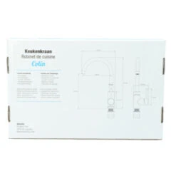 Atlantic Keukenkraan Colin Met Hendel RVS -Pro Badkamer Verkoop 123 4721