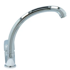 OK Keukenkraan Met Hoog Gebogen Uitloop En Hendel Chroom -Pro Badkamer Verkoop 123 4833