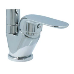 OK Keukenkraan Met Hoog Gebogen Uitloop En Hendel Chroom -Pro Badkamer Verkoop 123 4836