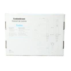 Atlantic Keukenkraan Kaden Met Hendel Zwart -Pro Badkamer Verkoop 123 4852