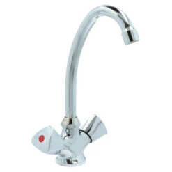 OK Keukenkraan 2-knops Chroom -Pro Badkamer Verkoop 123 4916