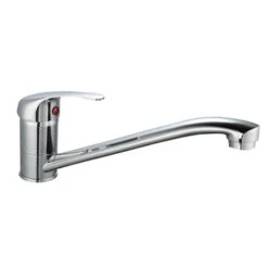 OK Keukenkraan Met Lage Rechte Uitloop En Hendel Chroom