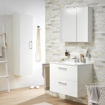 Tiger Spiegelkast S-Line 60cm Sneeuwwit 3 Tiger Spiegelkast S-Line 60cm Sneeuwwit - Afbeelding 3