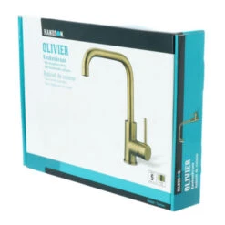 Handson Keukenkraan Olivier Met Hendel Messing -Pro Badkamer Verkoop 123 5126