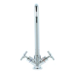 Aqualino Keukenkraan Ceronda 2-knops Chroom -Pro Badkamer Verkoop 123 5132