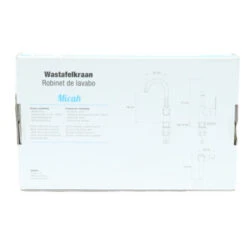 Atlantic Wastafelkraan Micah Met Hendel Chroom 25 Atlantic Wastafelkraan Micah Met Hendel Chroom -Pro Badkamer Verkoop 123 5191