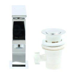 Aqualino Wastafelkraan Panaro Met Hendel En Waste Chroom 22 Aqualino Wastafelkraan Panaro Met Hendel En Waste Chroom -Pro Badkamer Verkoop 123 5208