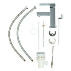 Aqualino Wastafelkraan Panaro Met Hendel En Waste Chroom 25 Aqualino Wastafelkraan Panaro Met Hendel En Waste Chroom -Pro Badkamer Verkoop 123 5211