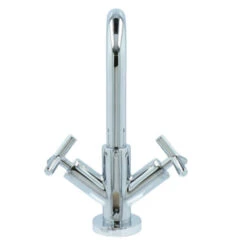 Absolut Wastafelkraan Post 2-knops Chroom -Pro Badkamer Verkoop 123 5224