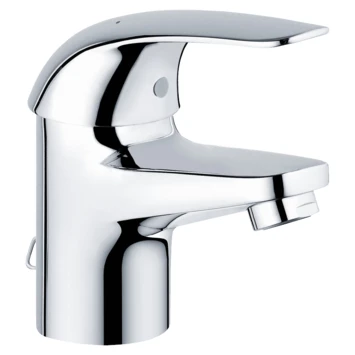 GROHE Wastafelkraan Swift S-size Met Hendel En Ketting Chroom 1 GROHE Wastafelkraan Swift S-size Met Hendel En Ketting Chroom
